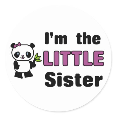 Little Sister stickers by