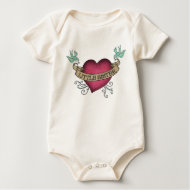 Little Sister Tattoo Heart shirt