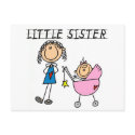 Little Sister With Big Sis Tshirts postcards by stick_figures Little Sister With Big Sis Tshirts postcards