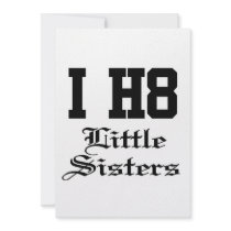 little sisters custom invitations