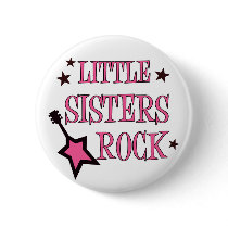 Little Sisters Rock buttons