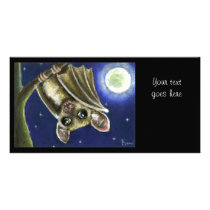 Little sleepy bat photo cards