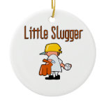 Little Slugger Baseball T-shirts and Gifts Christmas Tree Ornaments
