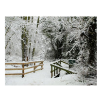 Little Snow Bridge Poster posters by loopylisa Little Snow Bridge Poster posters