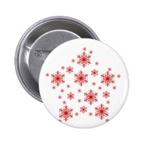 Little Snowflakes in Red buttons