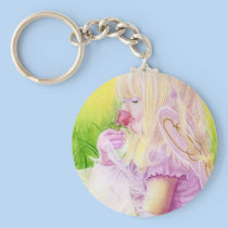 Little Spring Fairy Rose Keychain keychains