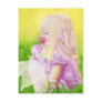Little Spring Fairy Rose Postcard