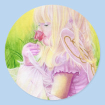 Little Spring Fairy Rose Sticker stickers