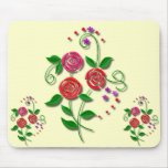 Little Spring Flowers Mouse Pad