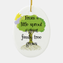 Little Sprout Genealogy Ornament