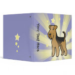 Little Star Airedale Terrier / Welsh Terrier 3 Ring Binders