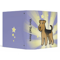 Little Star Airedale Terrier / Welsh Terrier 3 Ring Binders