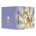 Little Star Akita Inu / Shiba Inu 3 Ring Binders