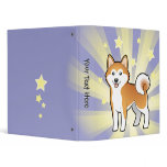 Little Star Akita Inu / Shiba Inu 3 Ring Binders