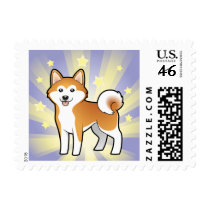 Little Star Akita Inu / Shiba Inu Stamp