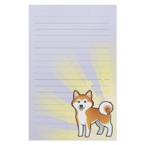 Little Star Akita Inu / Shiba Inu Custom Stationery