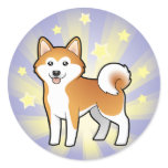 Little Star Akita Inu / Shiba Inu Sticker