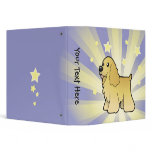 Little Star American Cocker Spaniel Vinyl Binder