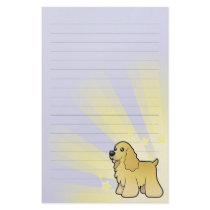 Little Star American Cocker Spaniel Stationery Design