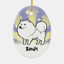 Little Star American Eskimo Dog / German Spitz Ornament