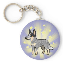 Little Star Australian Cattle Dog / Kelpie Keychain