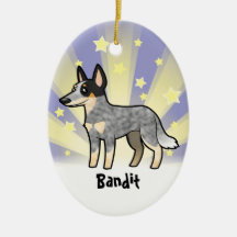 Little Star Australian Cattle Dog / Kelpie Christmas Tree Ornaments