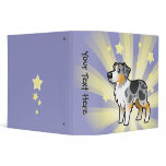 Little Star Australian Shepherd 3 Ring Binders
