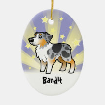 Little Star Australian Shepherd Ornaments