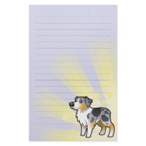 Little Star Australian Shepherd Custom Stationery