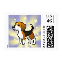 Little Star Beagle Postage Stamps