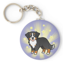 Little Star Bernese Mountain Dog Key Chains