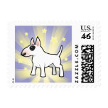 Little Star Bull Terrier Postage Stamps