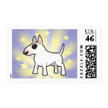 Little Star Bull Terrier Postage Stamps