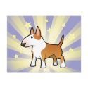 Little Star Bull Terrier postcard