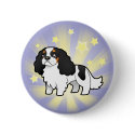 Little Star Cavalier King Charles Spaniel button