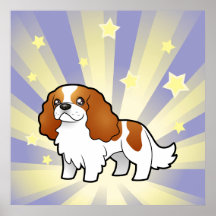 Little Star Cavalier King Charles Spaniel Print