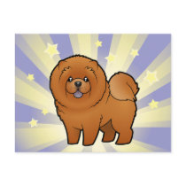 Little Star Chow Chow Post Cards
