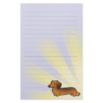 Little Star Dachshund (longhair) Custom Stationery