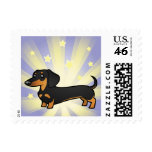 Little Star Dachshund (smooth coat) Postage Stamp