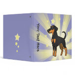 Little Star Doberman Pinscher (floppy ears) Binders