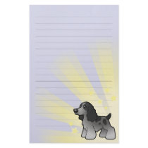 Little Star English Cocker Spaniel Custom Stationery