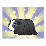 Little Star Guinea Pig (long hair) Post Card