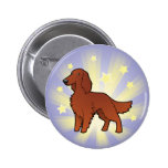 Little Star Irish / English / Gordon / R&W Setter Buttons