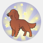 Little Star Irish / English / Gordon / R&W Setter Sticker
