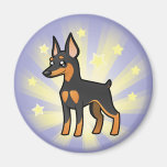 Little Star Miniature Pinscher /Manchester Terrier Fridge Magnets