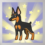 Little Star Miniature Pinscher /Manchester Terrier Posters