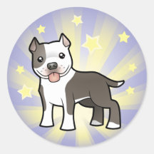 Little Star Pitbull/American Staffordshire Terrier Sticker