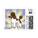Little Star Poodle (puppy cut) stamp