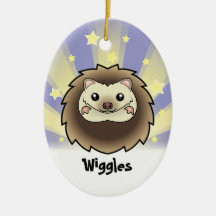 Little Star Pygmy Hedgehog Ornaments