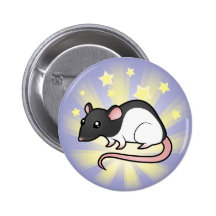 Little Star Rat Pinback Button
